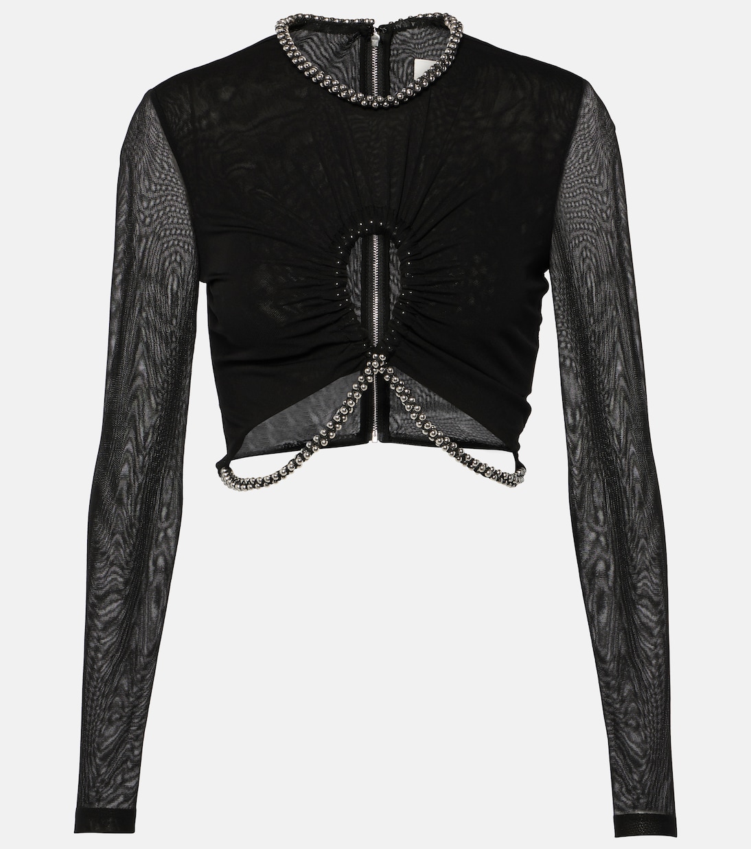 Top raccourci à ornements | Dion Lee