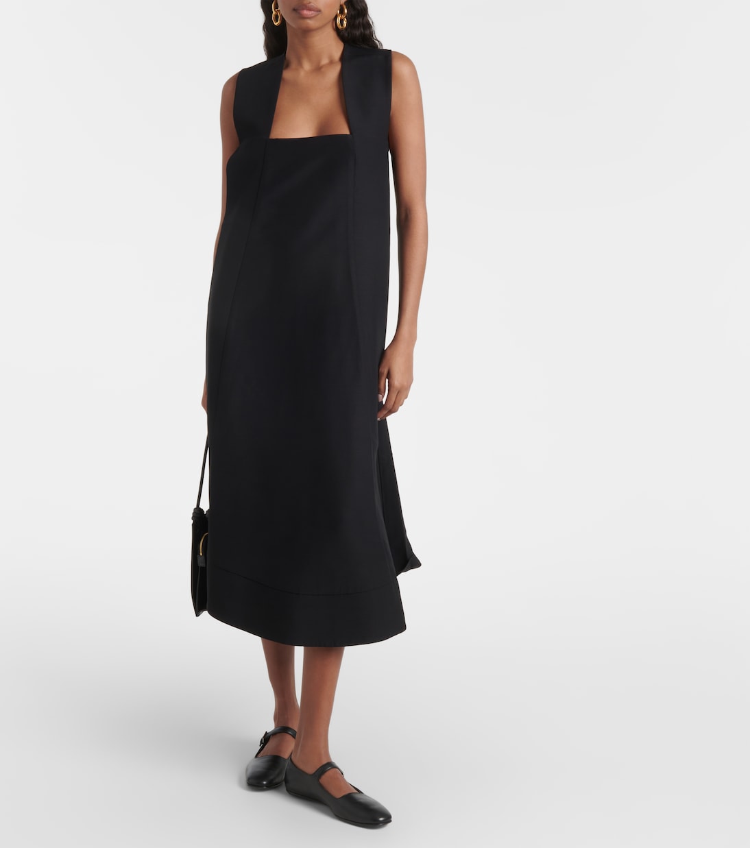Midikleid Border aus Faille | CO