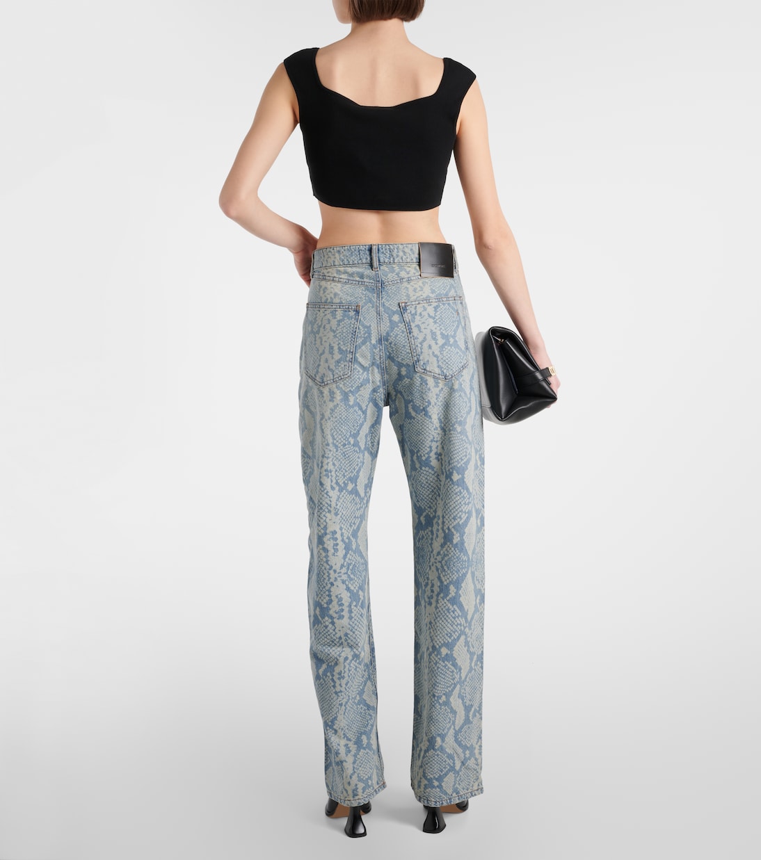 Diego snake-print straight jeans | Sportmax