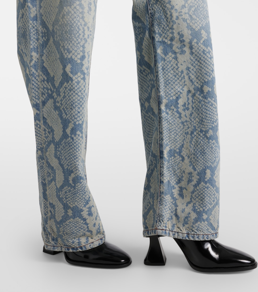 Diego snake-print straight jeans | Sportmax