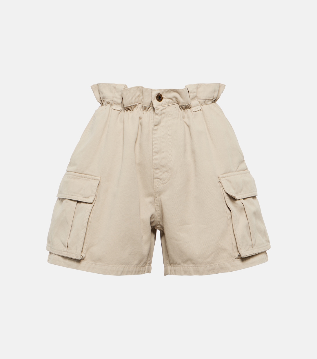Short cargo en coton à taille haute | Miu Miu