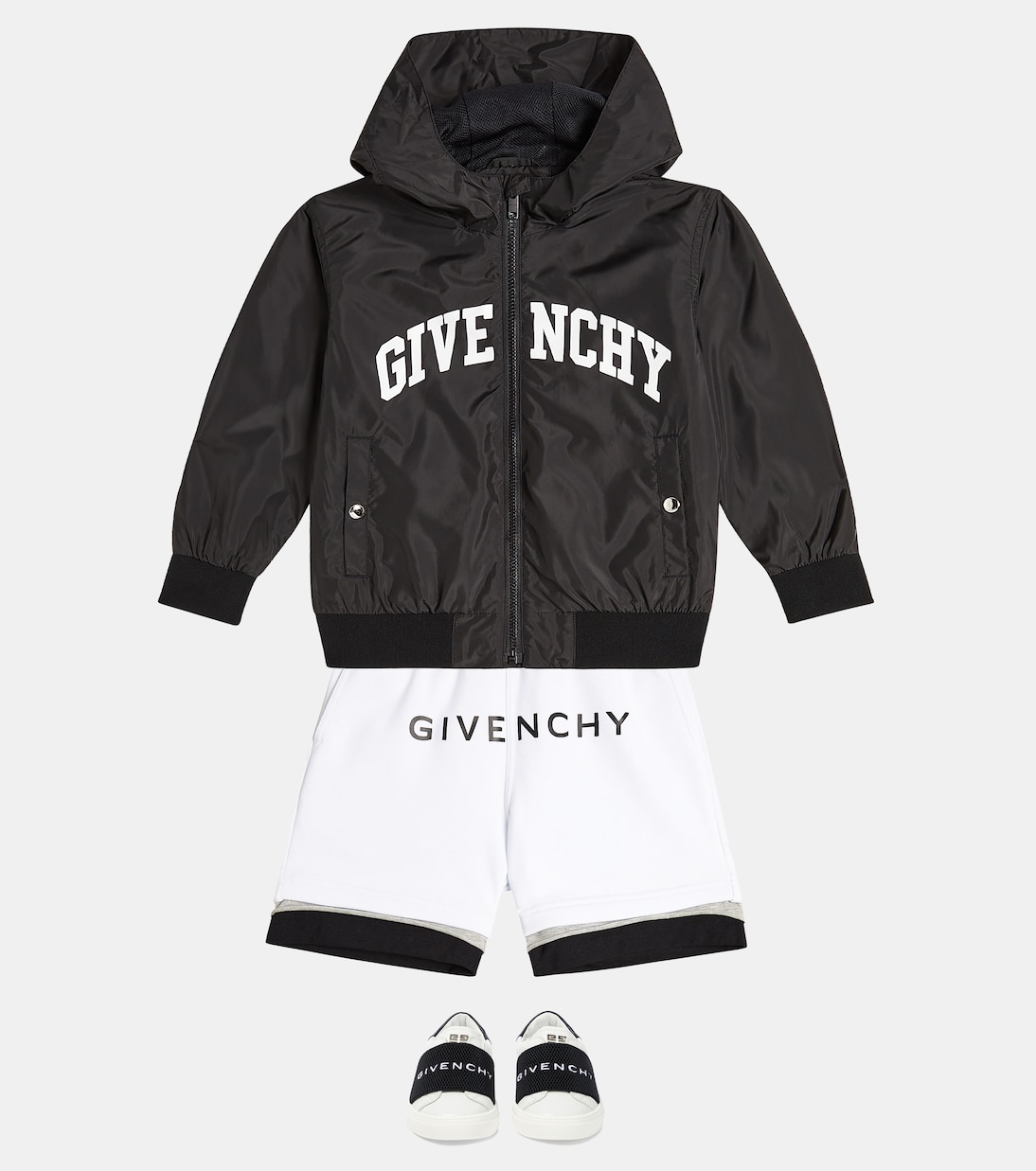 Shorts de mezcla de algodón | Givenchy Kids