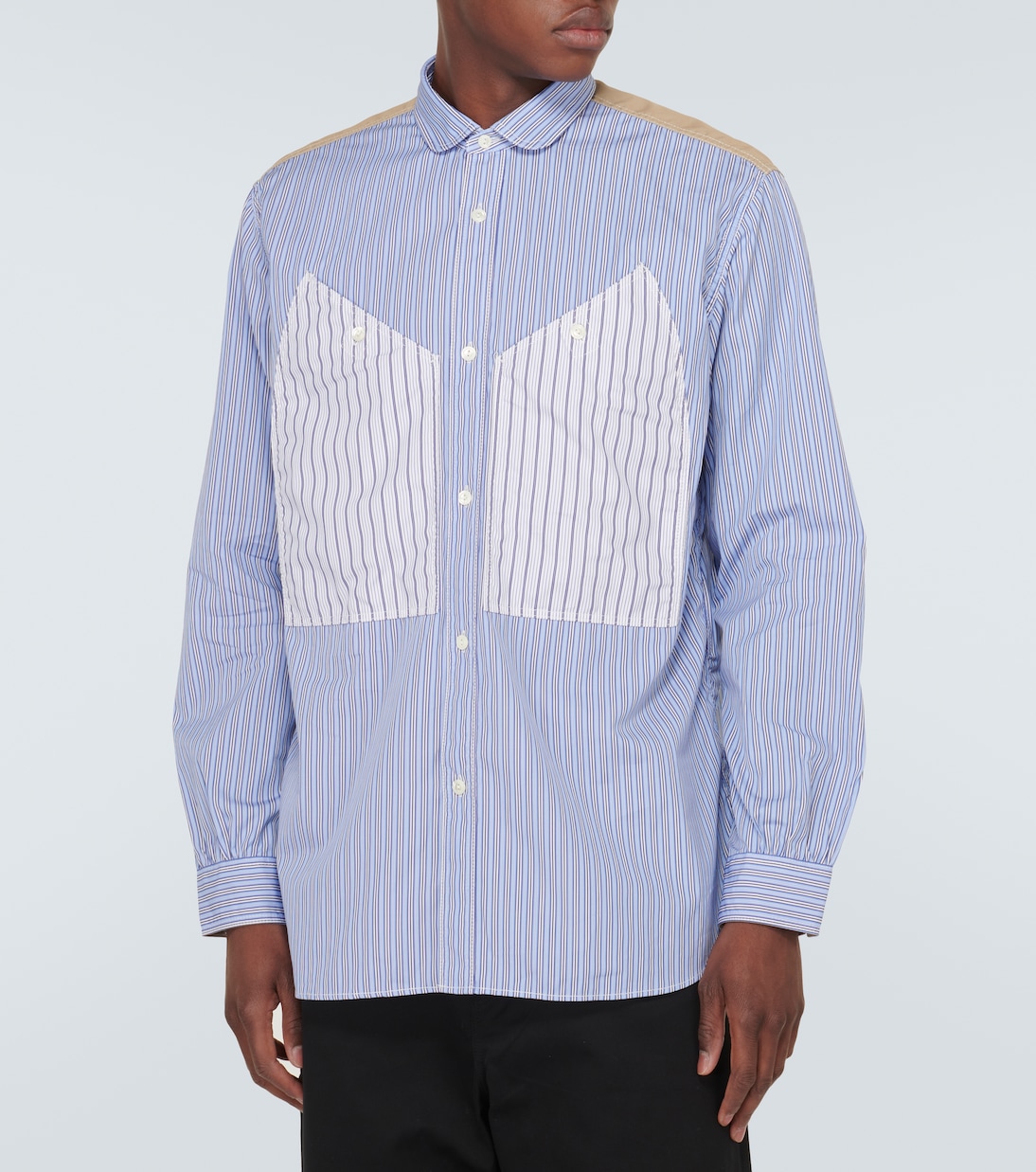 x Roy Lichtenstein – Chemise rayée en coton | Junya Watanabe