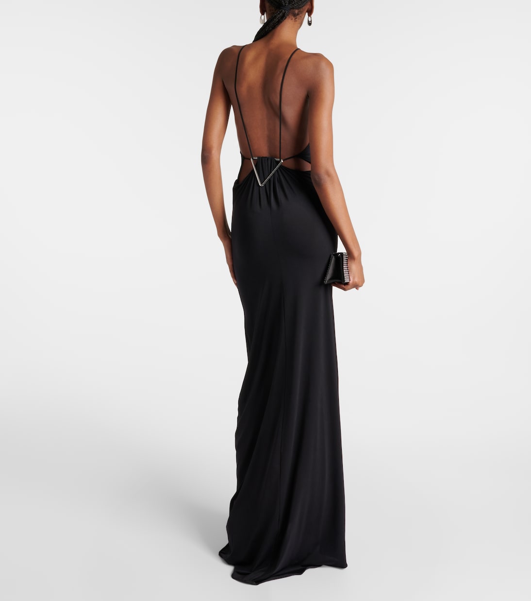 Suspended Triangle open-back maxi dress | Coperni