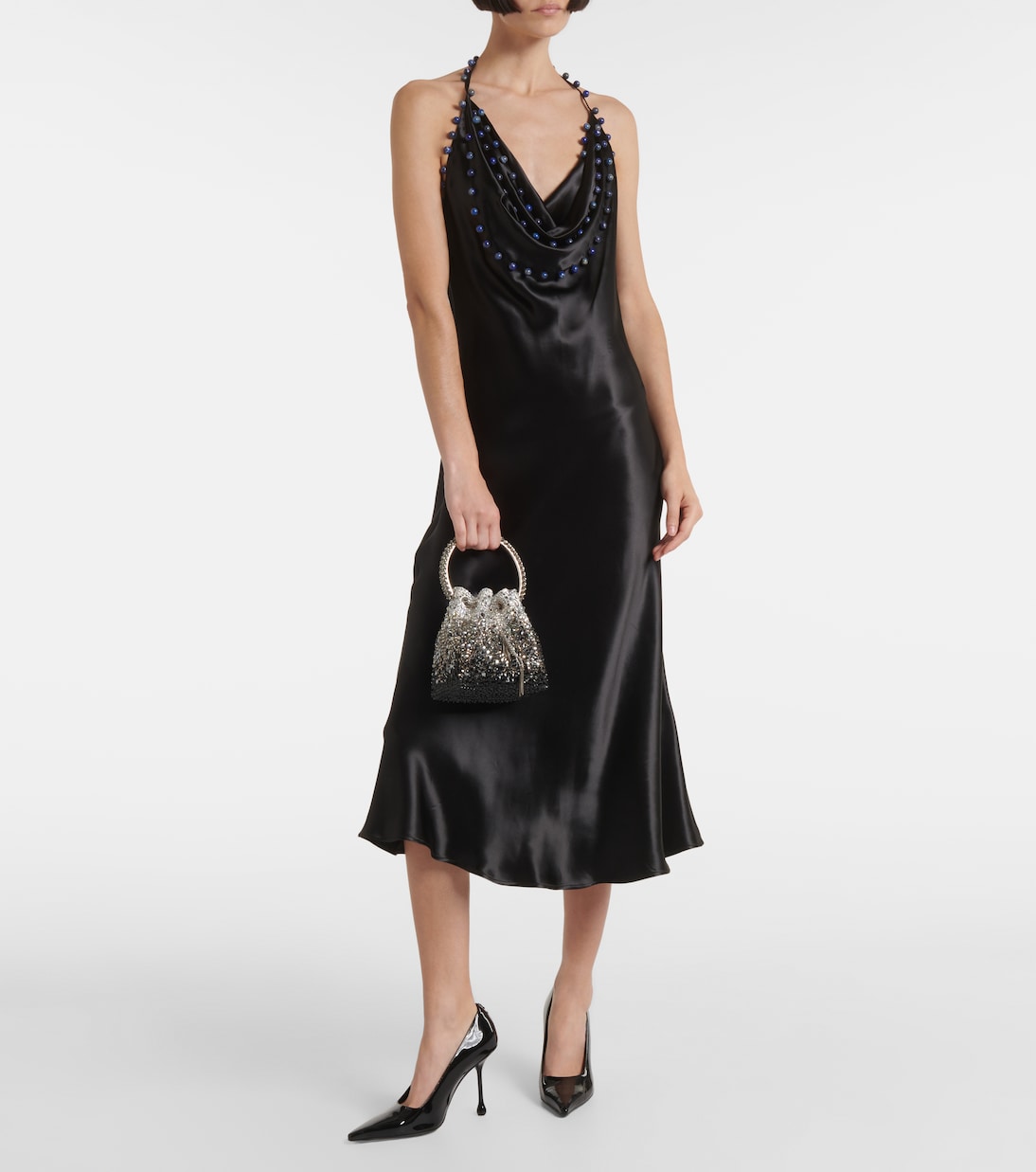 Bucket-Bag Bon Bon mit Kristallen | Jimmy Choo
