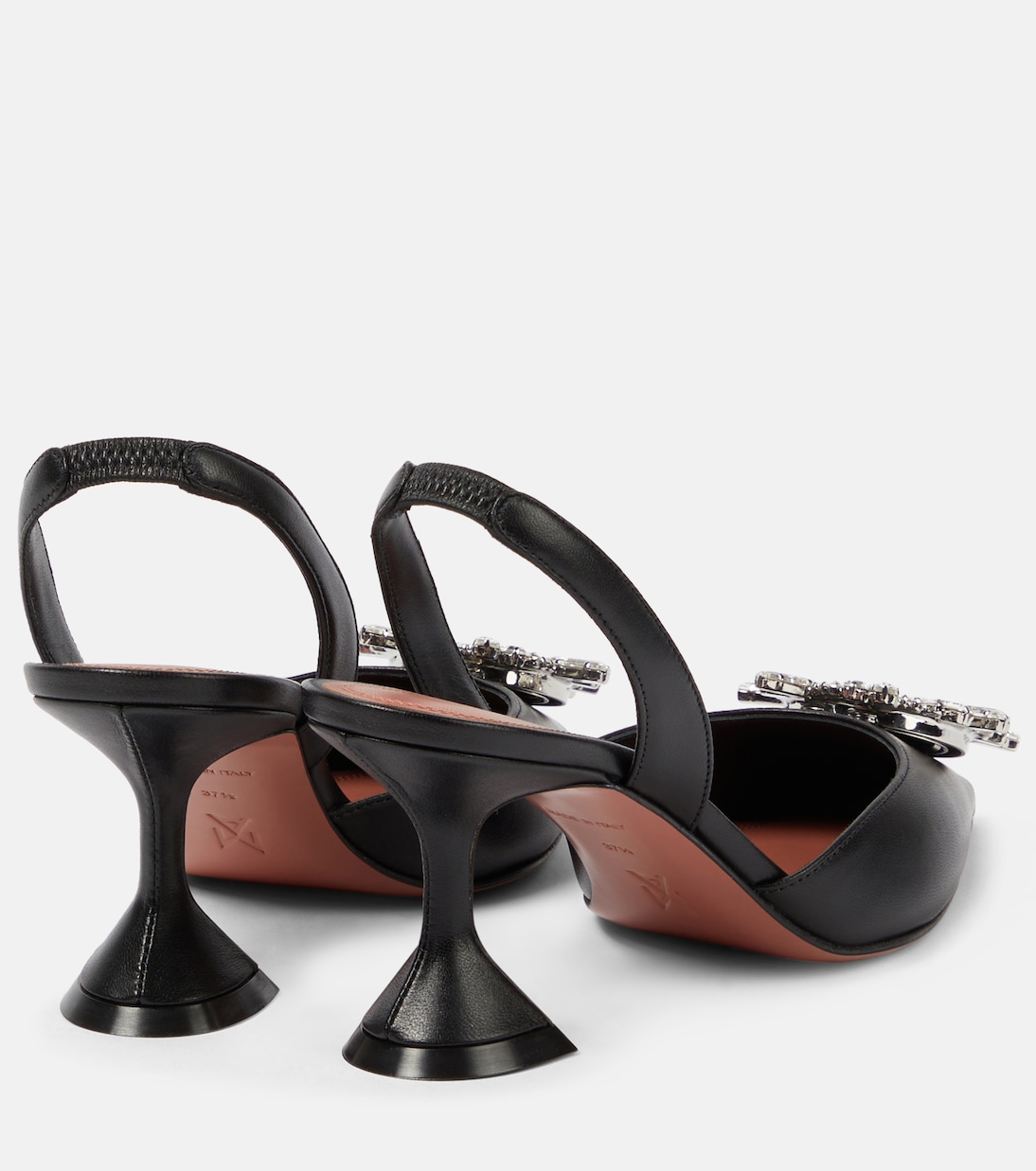 Escarpins Begum 70 en cuir | Amina Muaddi