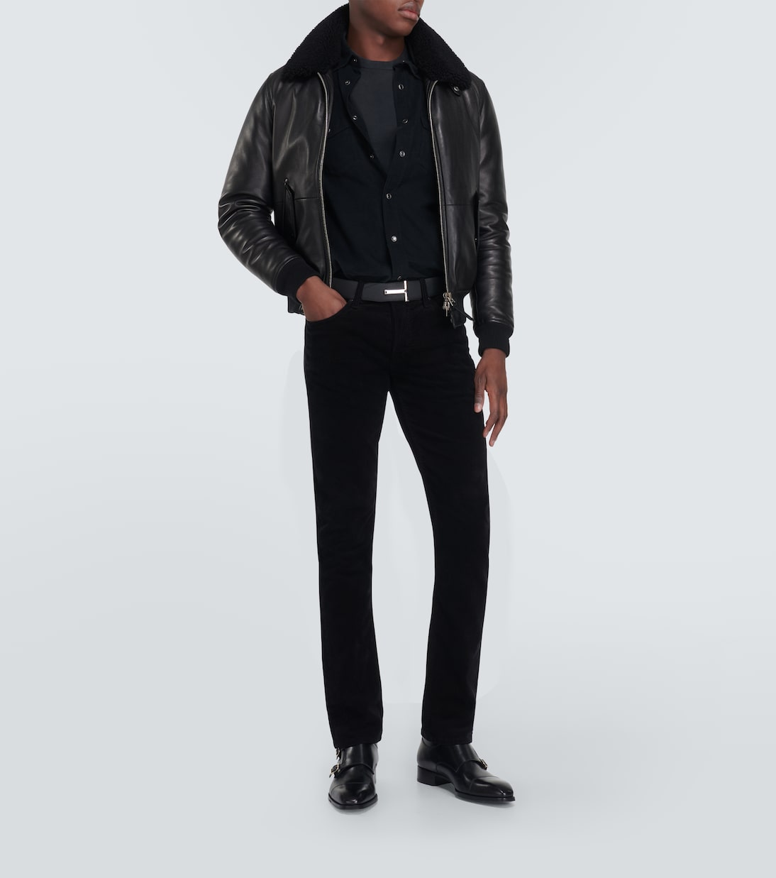 Camisa western de pana de algodón | Tom Ford