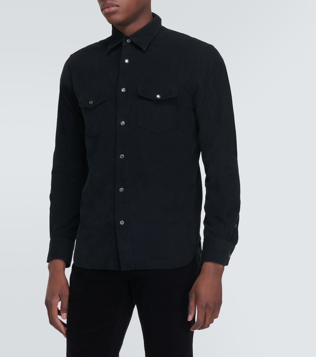 Camisa western de pana de algodón | Tom Ford
