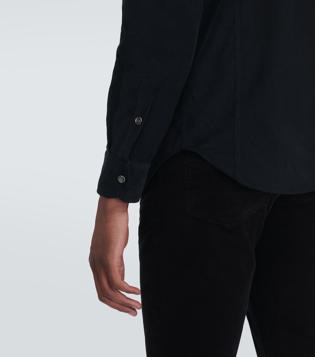 Camisa western de pana de algodón | Tom Ford