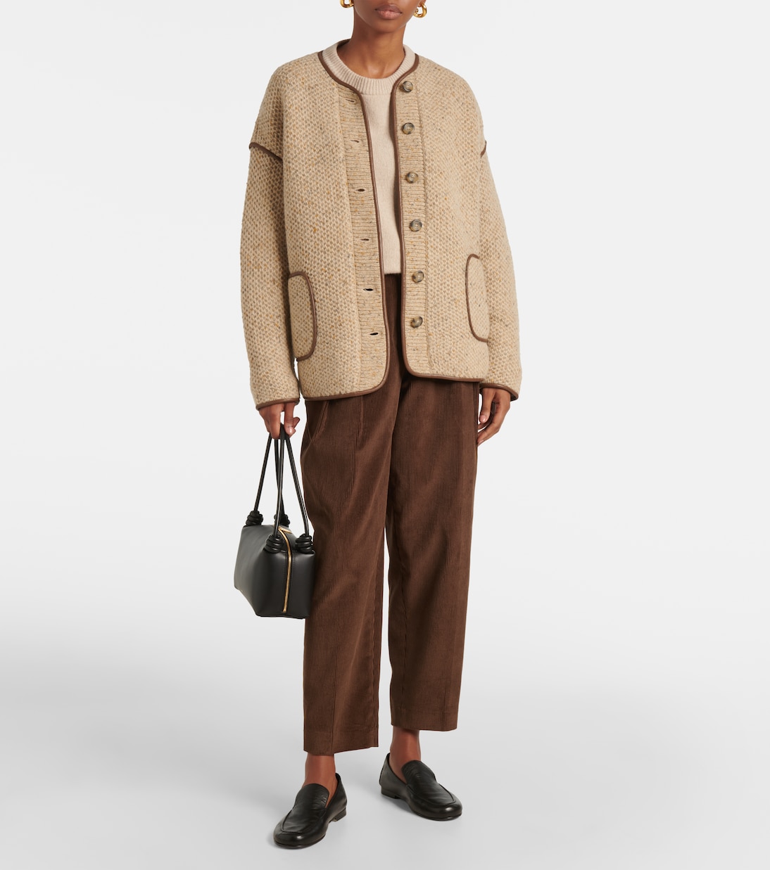 Medrano knitted wool-blend jacket | Altuzarra
