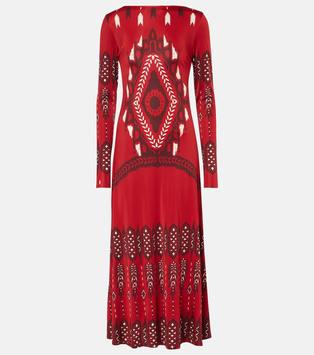Abito midi in jersey con stampa | Johanna Ortiz