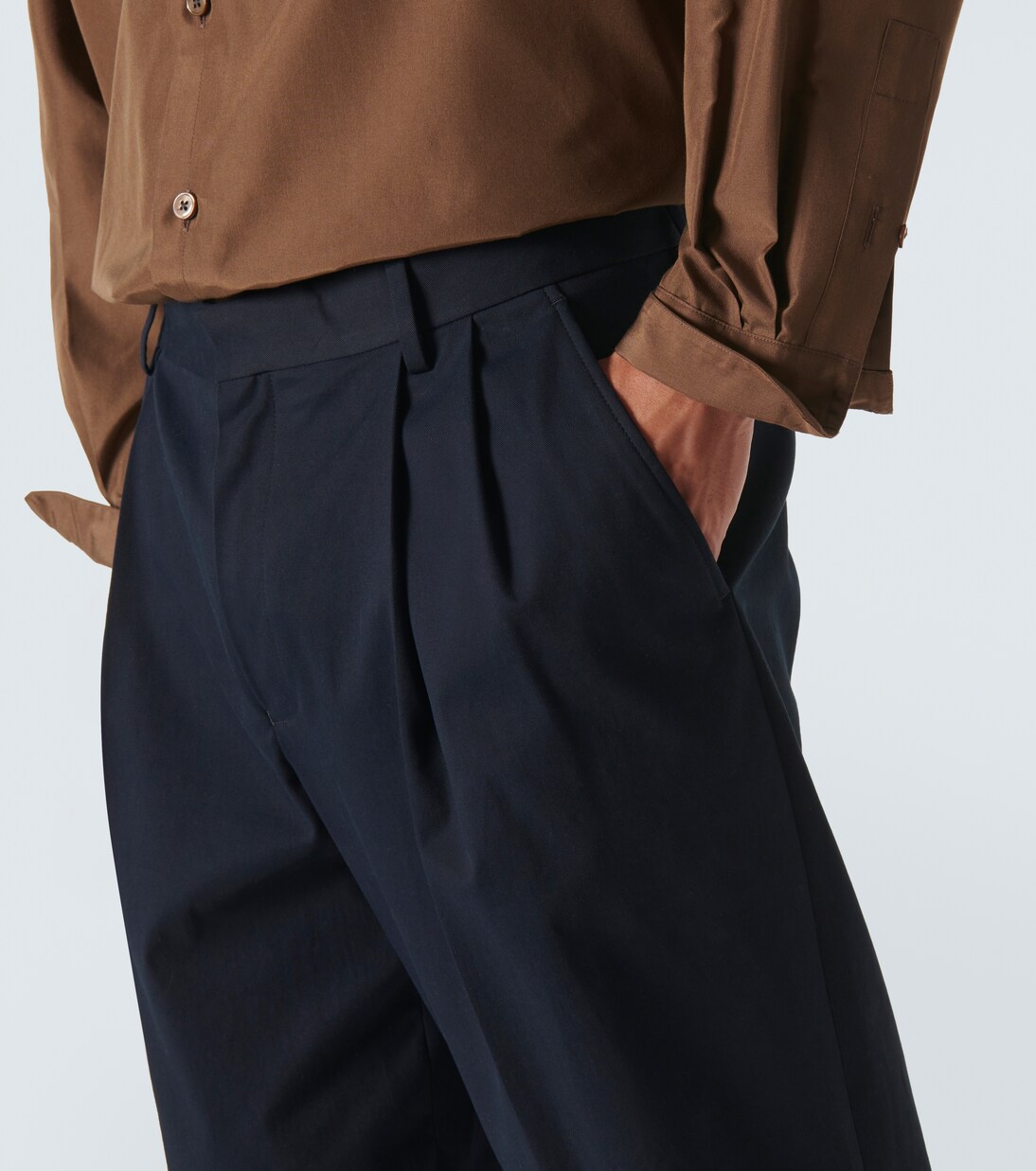 Pantaloni regular in misto cotone | Dries Van Noten