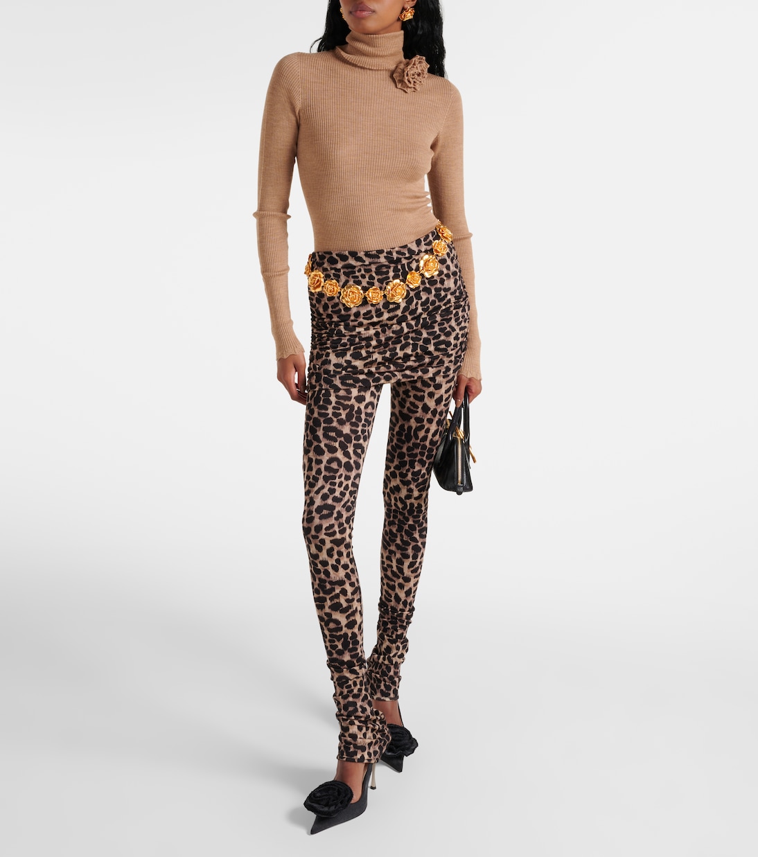 Rollkragenpullover aus Wolle | Blumarine