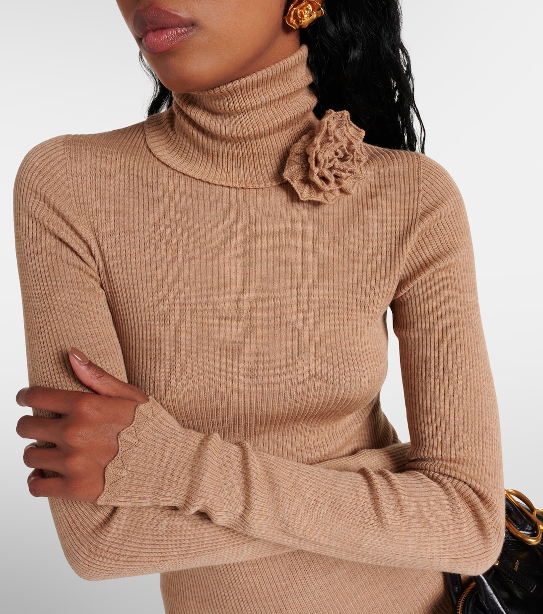 Rollkragenpullover aus Wolle | Blumarine