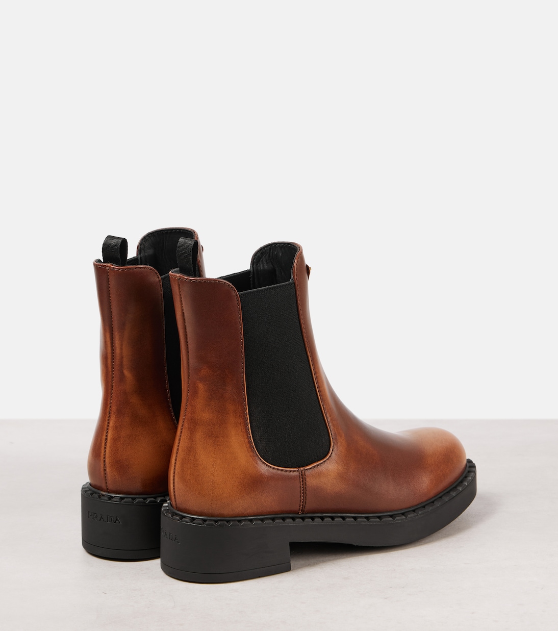 Stivaletti Chelsea in pelle | Prada