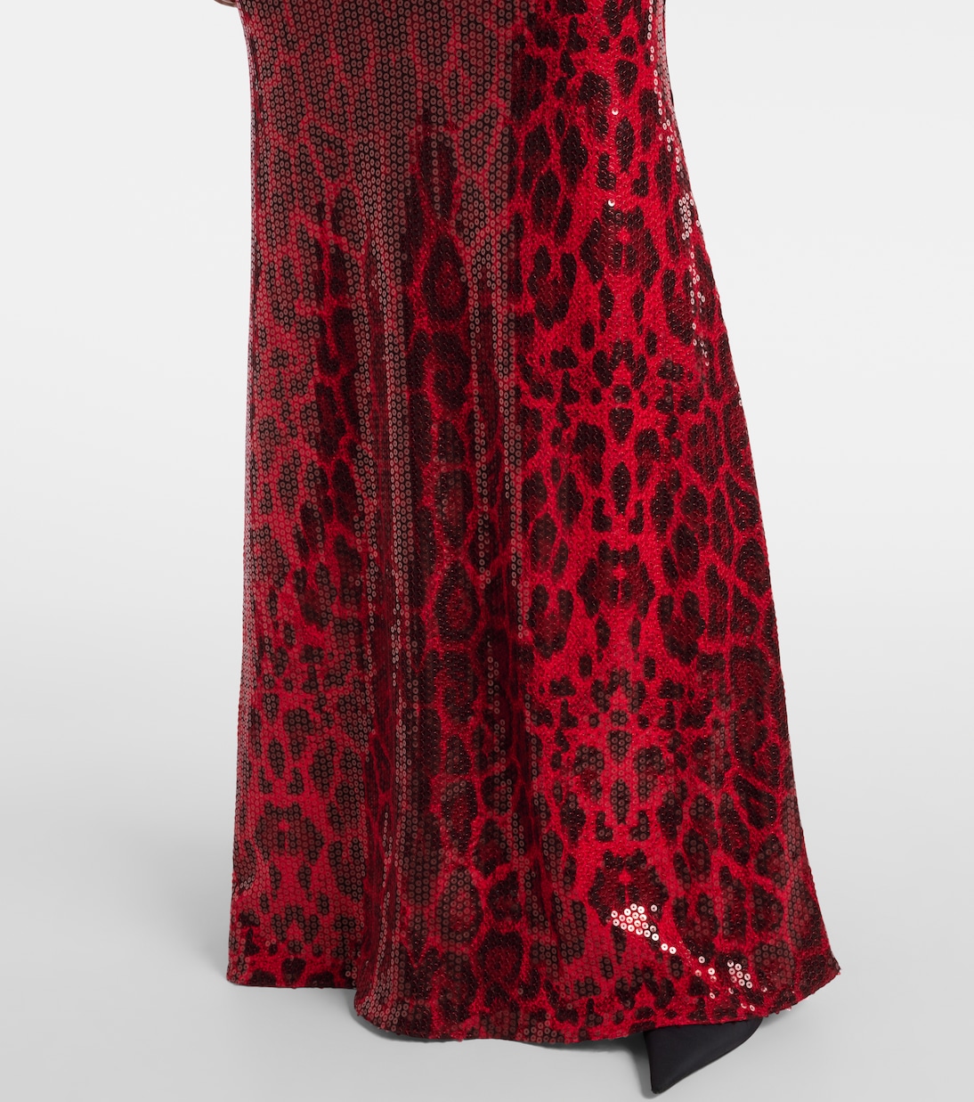 Sequined leopard-print open-back gown | The New Arrivals Ilkyaz Ozel