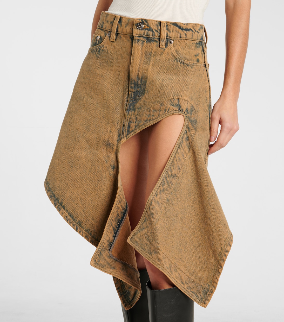 Minifalda de denim con aberturas | Y/Project