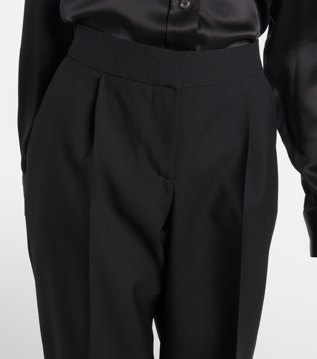 Pantalones Jóvenes McQueen de Lana y Corte Amplio para Estilo Urbano