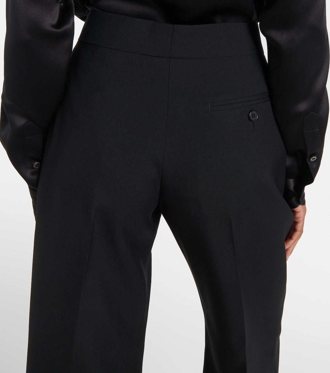Pantalones Jóvenes McQueen de Lana y Corte Amplio para Estilo Urbano