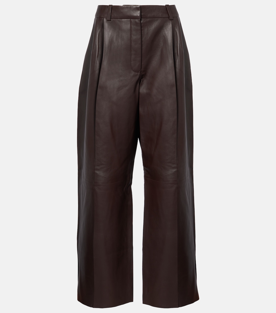 Illustration leather wide-leg pants | Zimmermann
