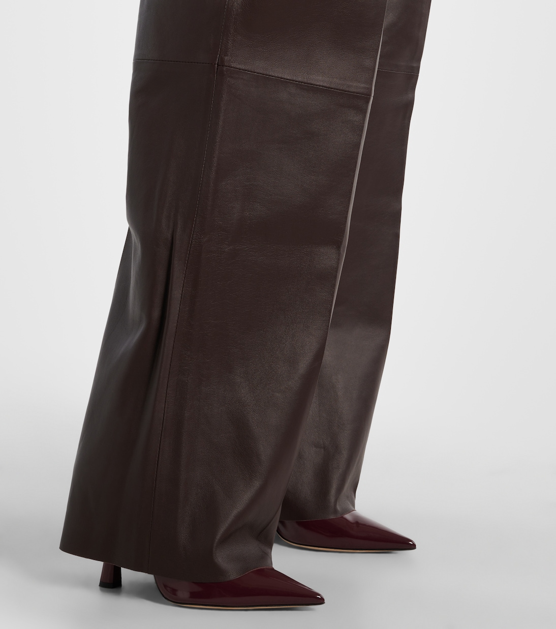 Illustration leather wide-leg pants | Zimmermann