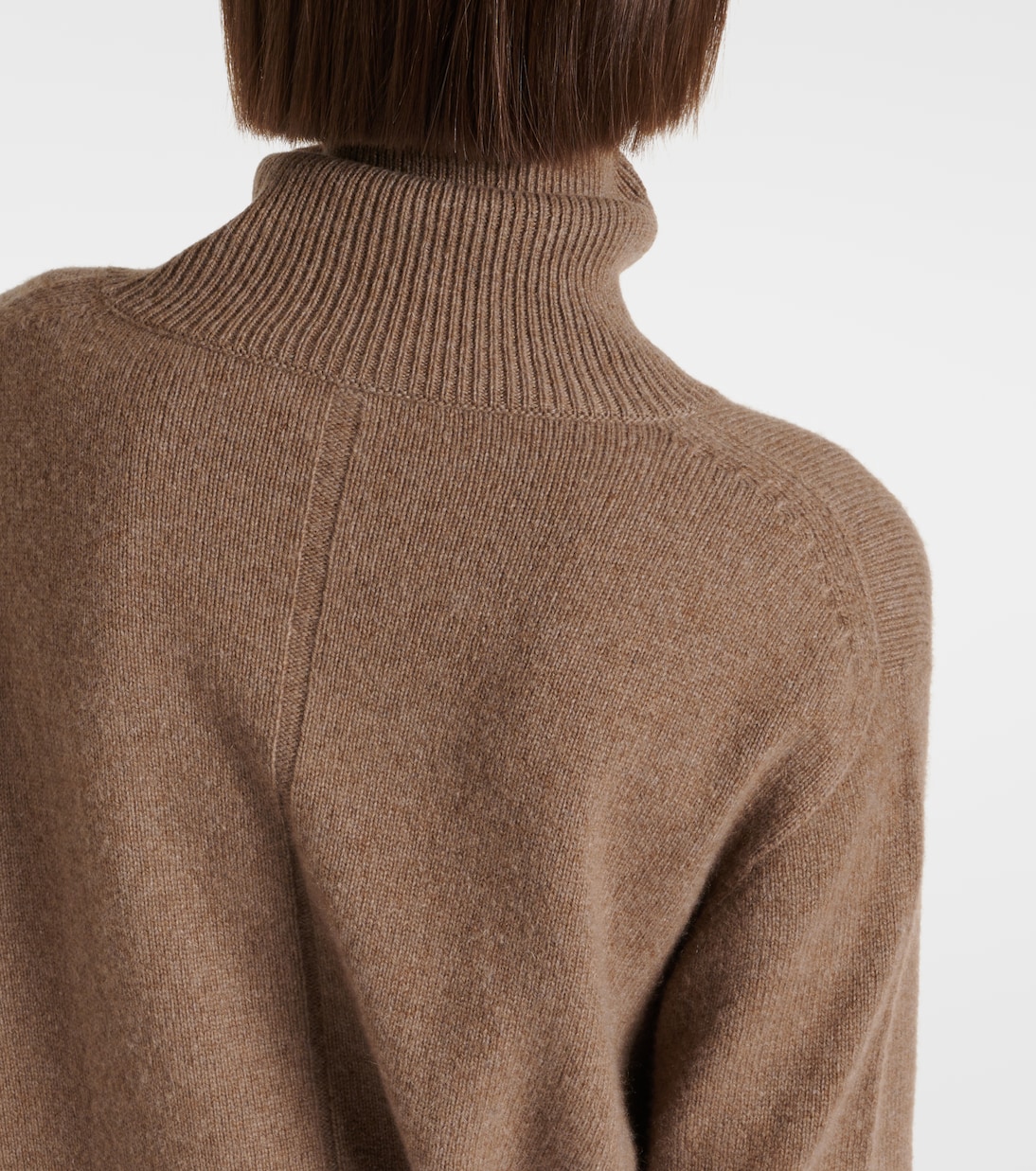 Jersey de Cachemir con Cuello Alto Row Hepny para Jóvenes Modernos