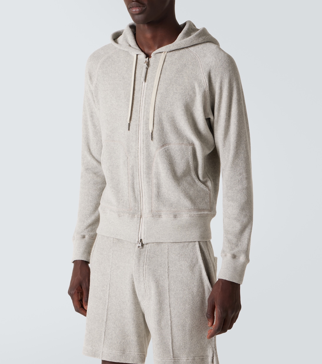 Sudadera con capucha en mezcla de algodón | Tom Ford