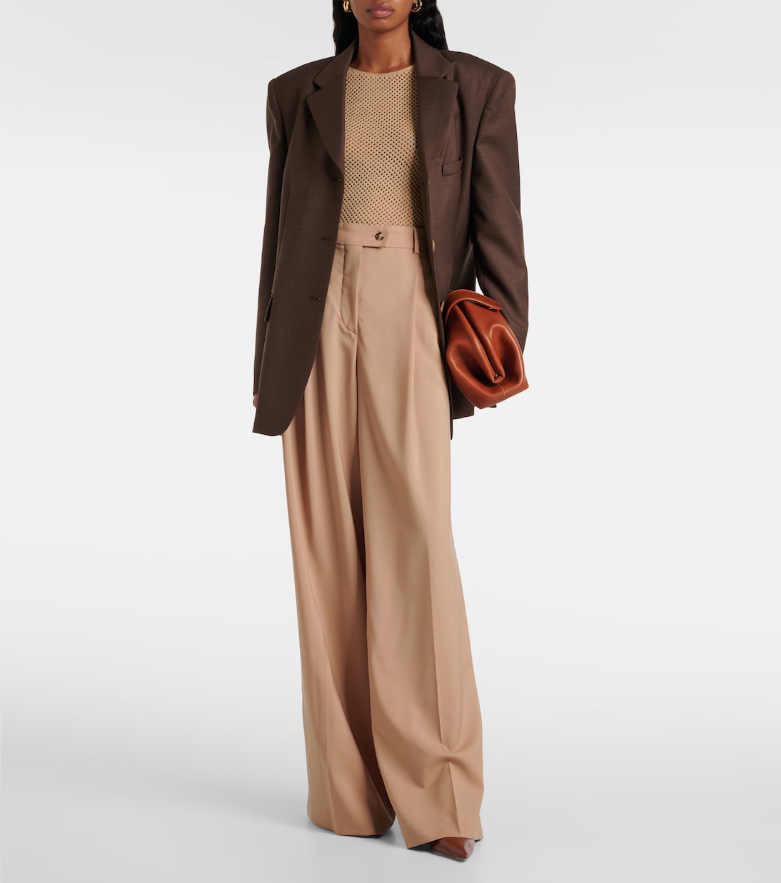 x RHW Web wool-blend bodysuit | Wardrobe.NYC