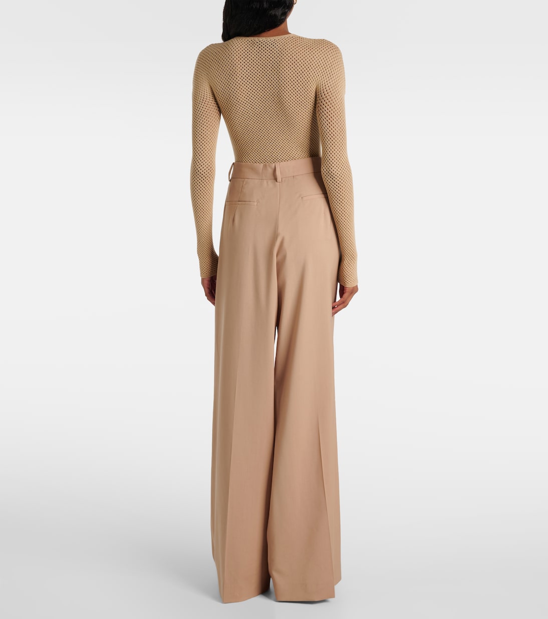 x RHW Web wool-blend bodysuit | Wardrobe.NYC