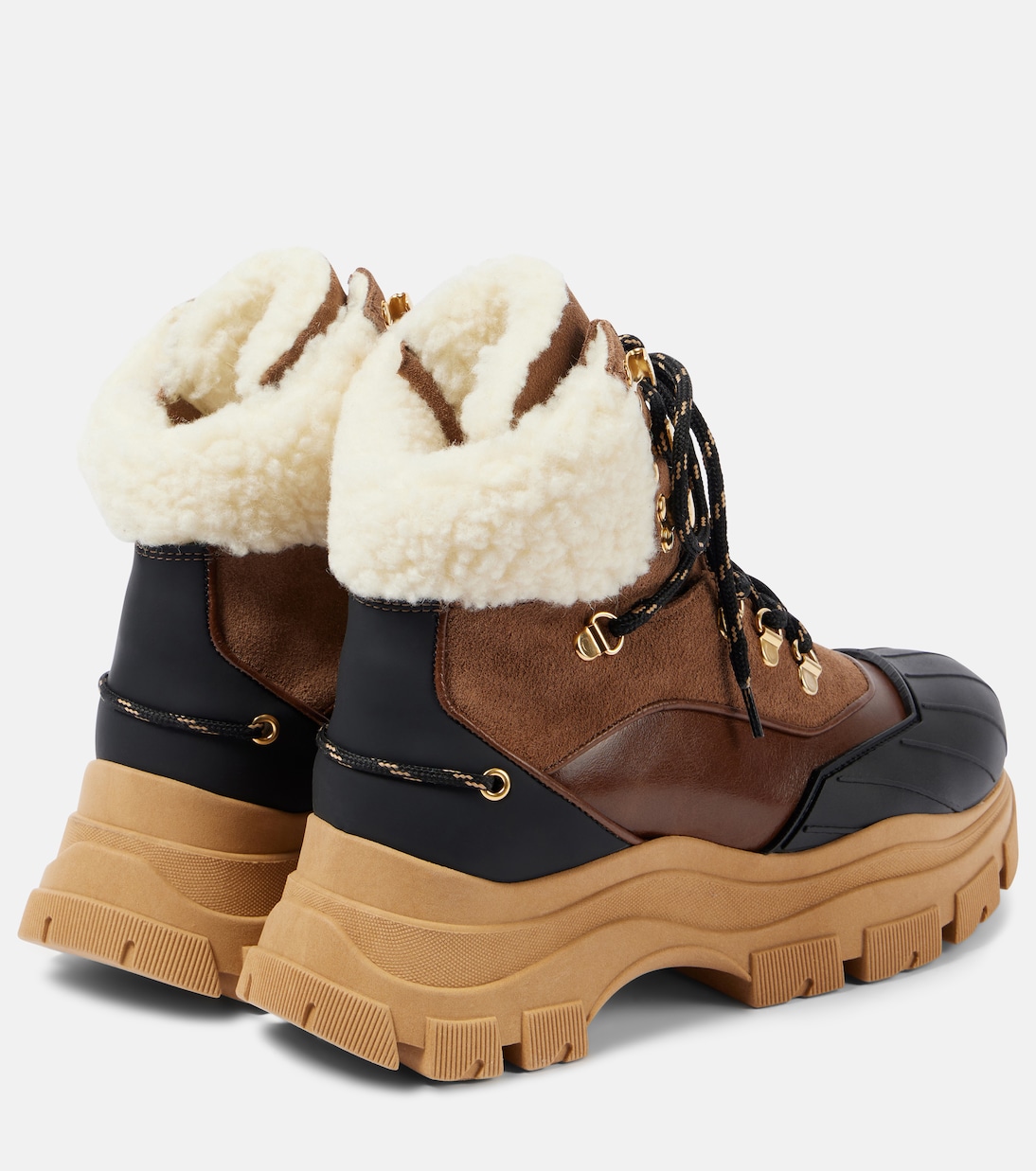 Stivaletti stringati Sporty Shearling | Dorothee Schumacher