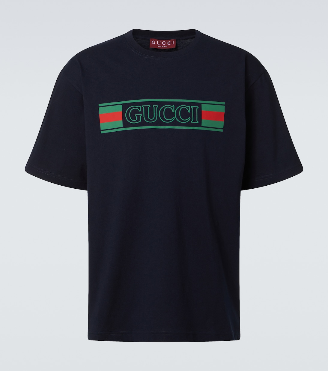 Camiseta de jersey de algodón con logo | Gucci