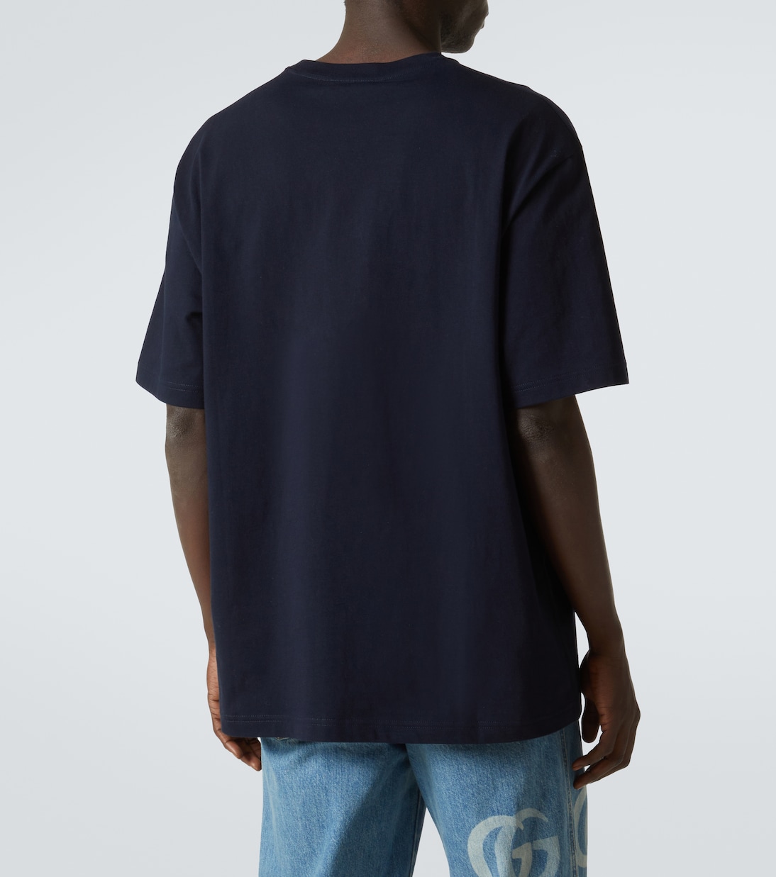 Camiseta de jersey de algodón con logo | Gucci
