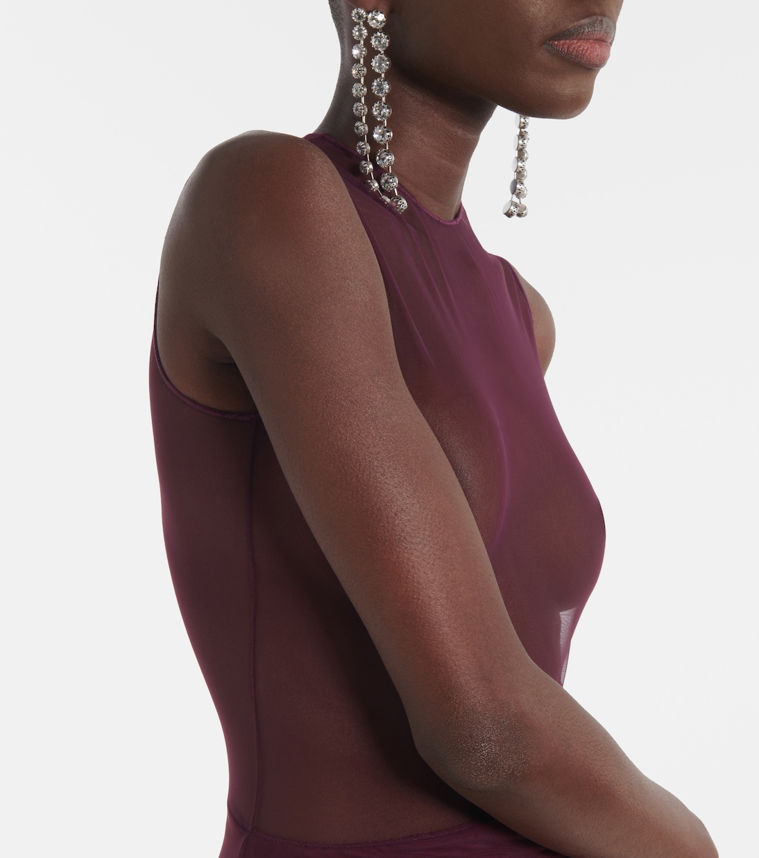 Abito midi in mesh | Alex Perry