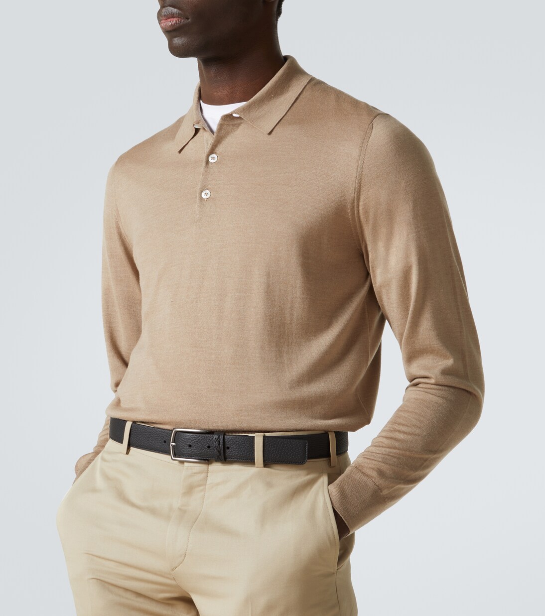 Polo in lana, seta e cashmere | Lardini