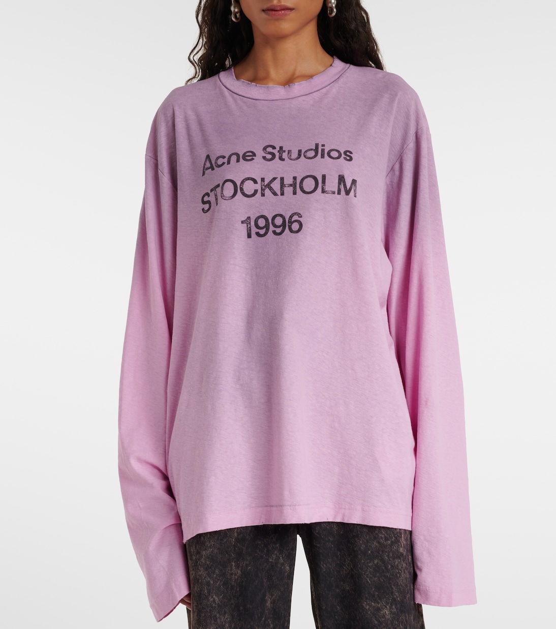 Top aus Baumwolle und Hanf | Acne Studios