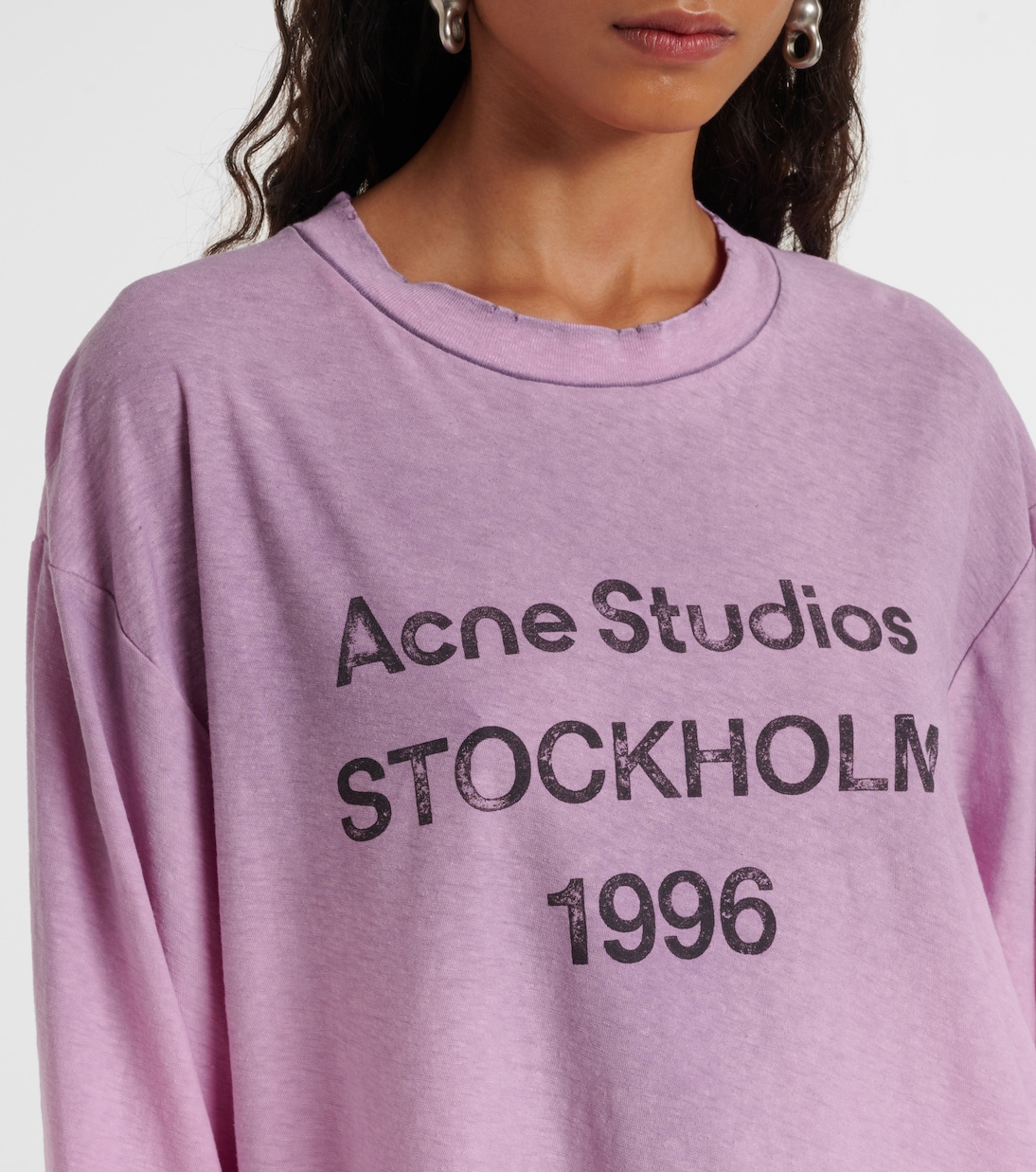 Top aus Baumwolle und Hanf | Acne Studios