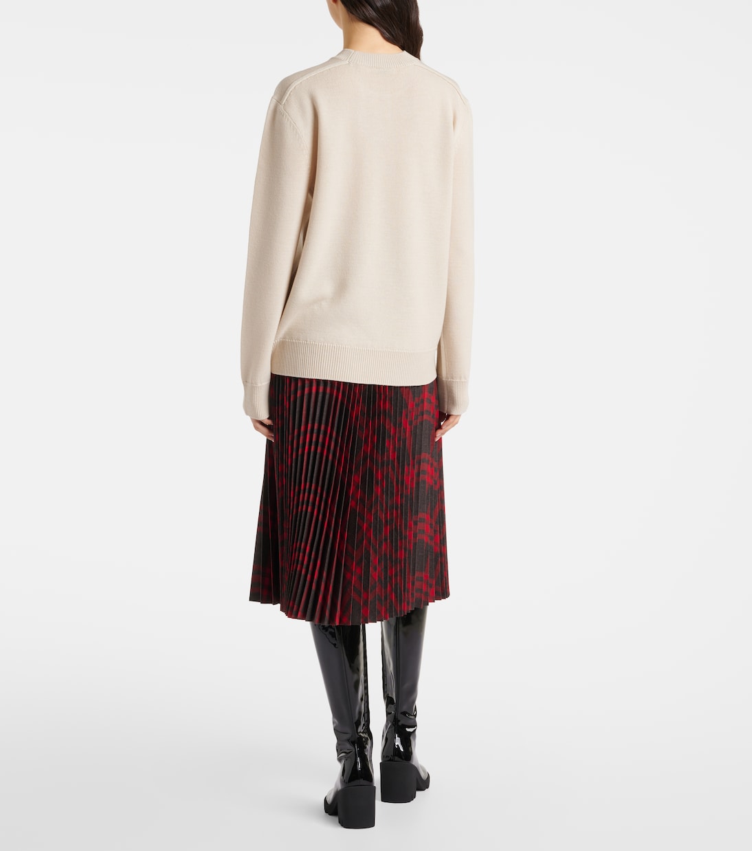 EKD Burberry Check wool sweater | Burberry