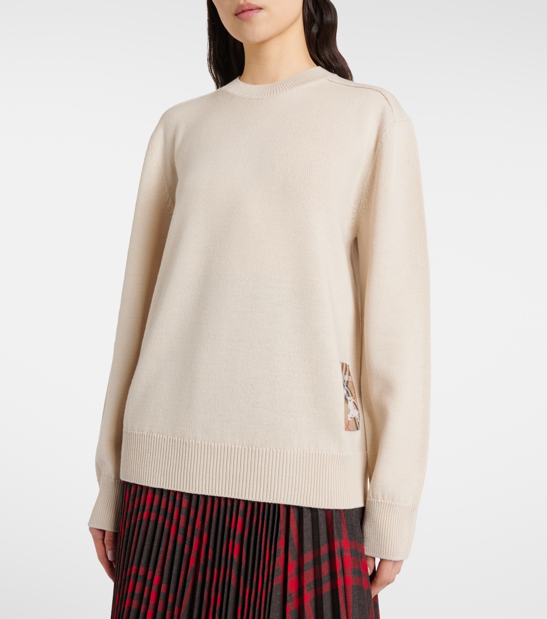 EKD Burberry Check wool sweater | Burberry