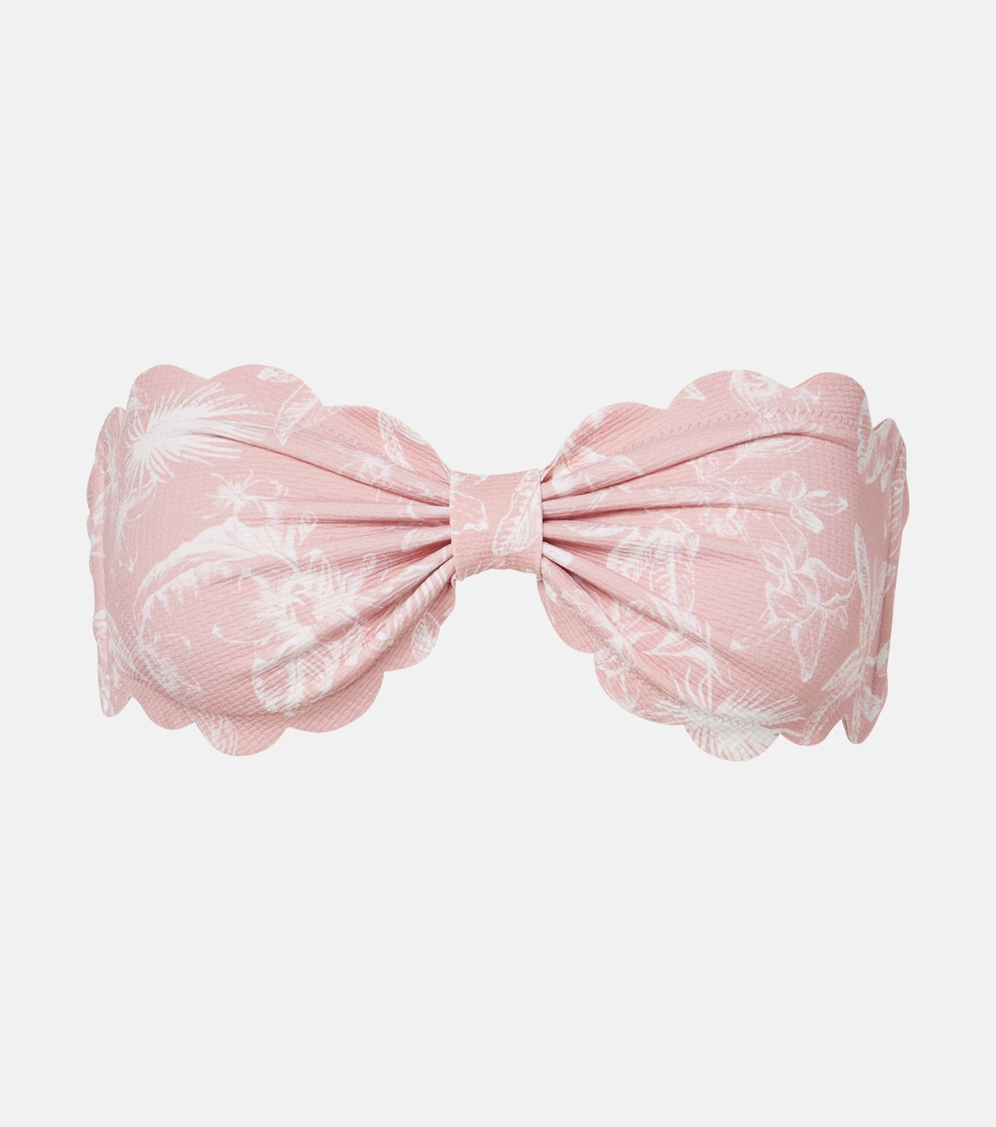 Top de bikini bandeau Antibes floral | Marysia