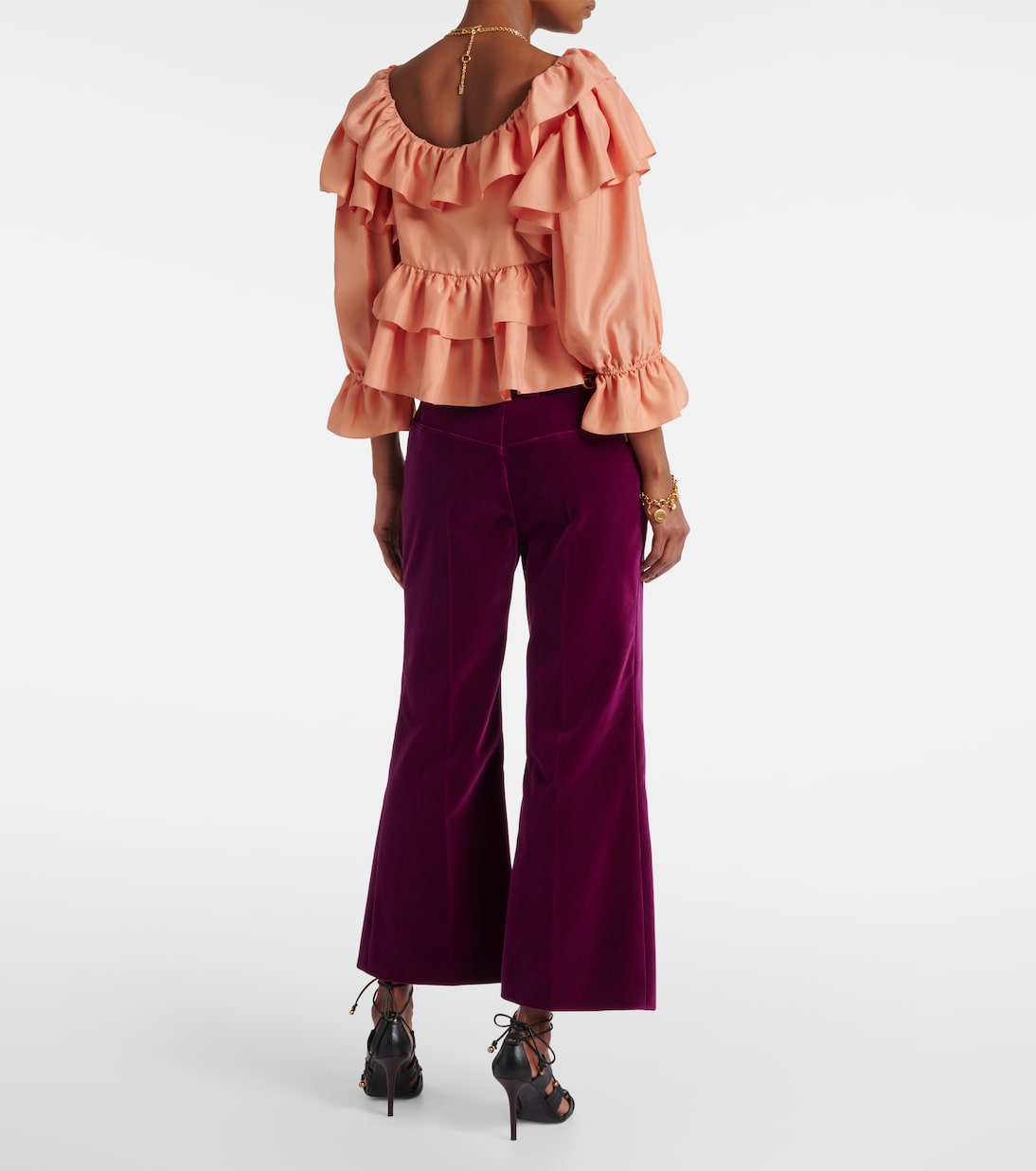 Blusa in seta con volant | Chloé