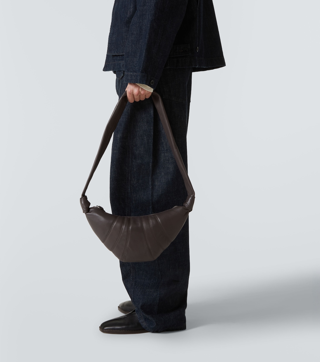 Borsa a spalla Croissant Small in pelle | Lemaire