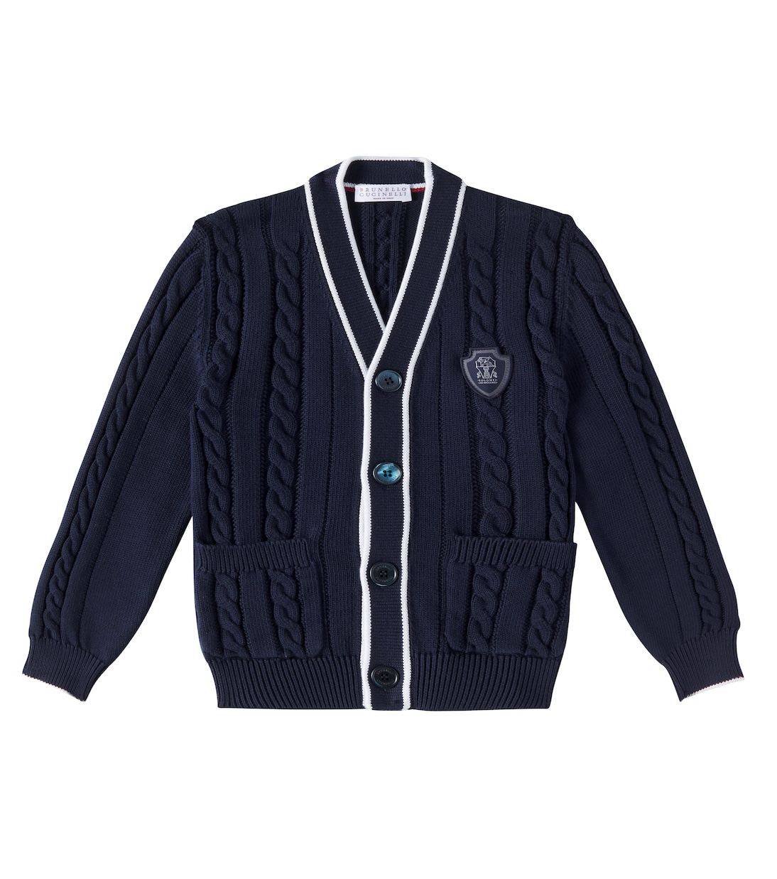 Cardigan in cotone | Brunello Cucinelli Kids