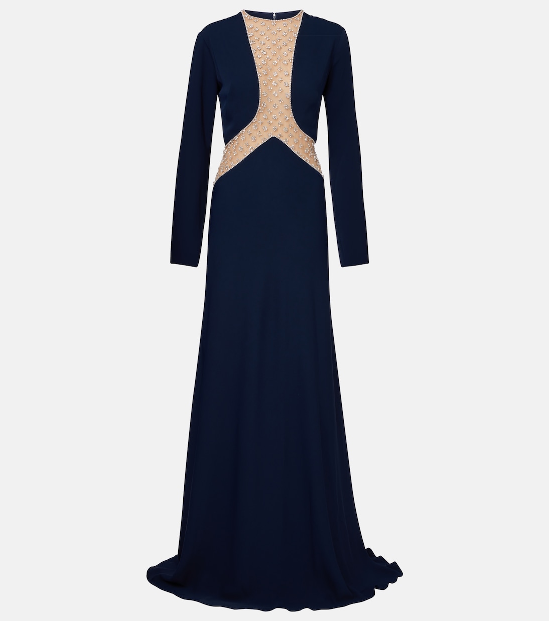 Abito lungo in tulle con cut-out | Costarellos