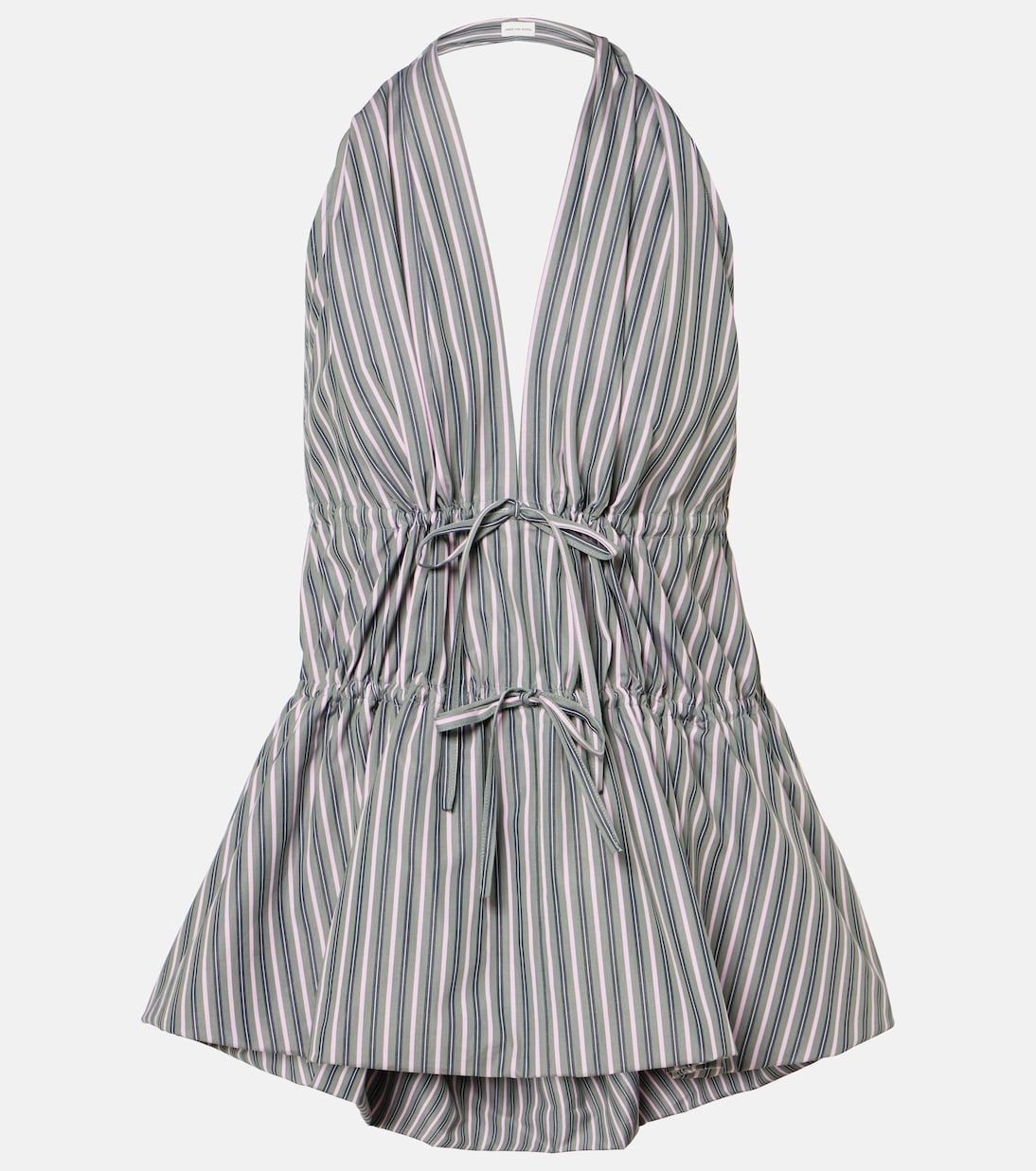 Top in cotone con scollo all’americana | Dries Van Noten
