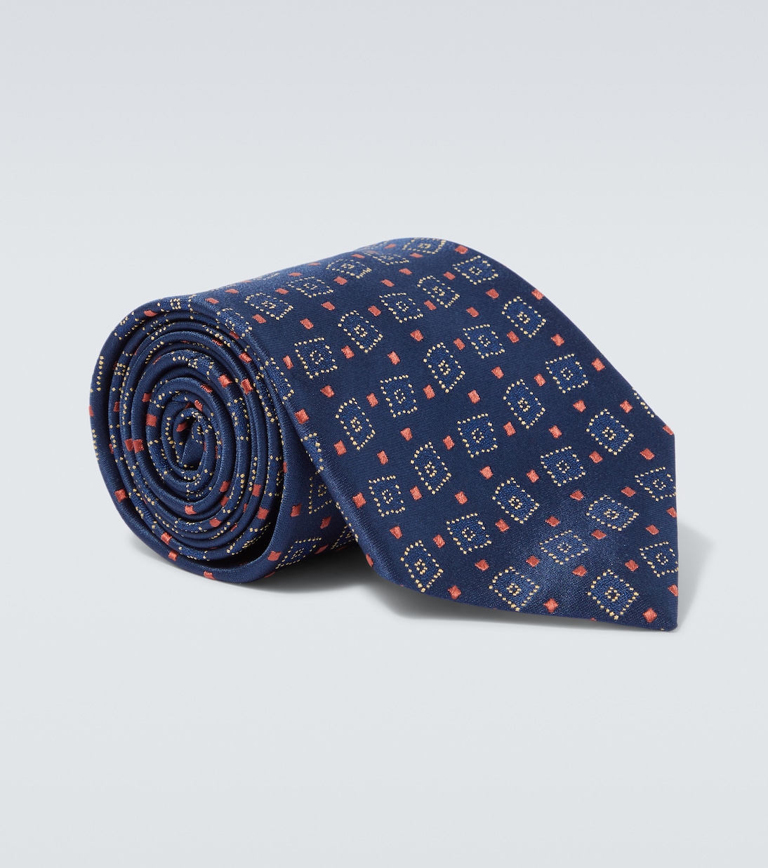 Jacquard silk tie | Charvet