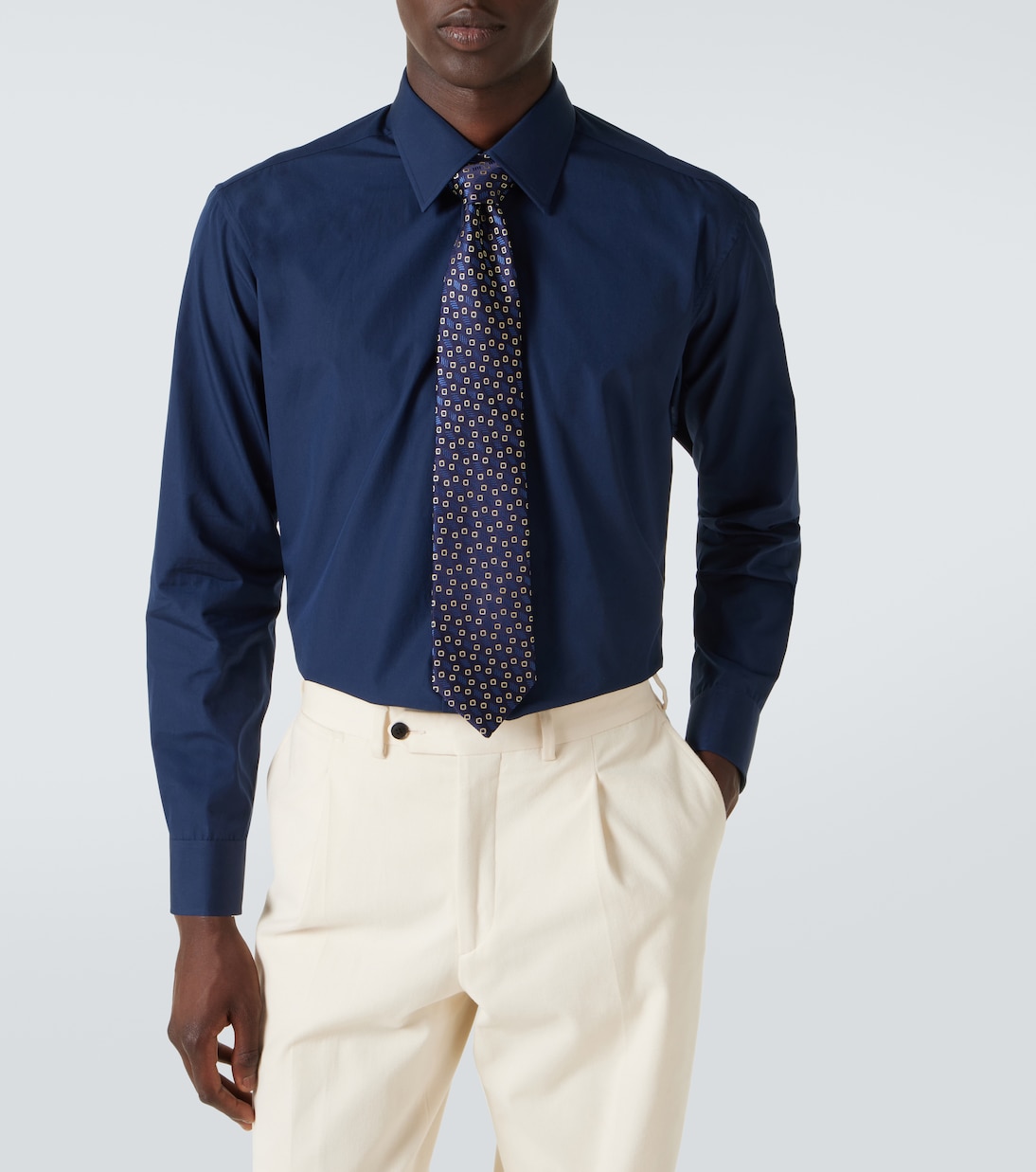 Camisa de popelín de algodón | Charvet