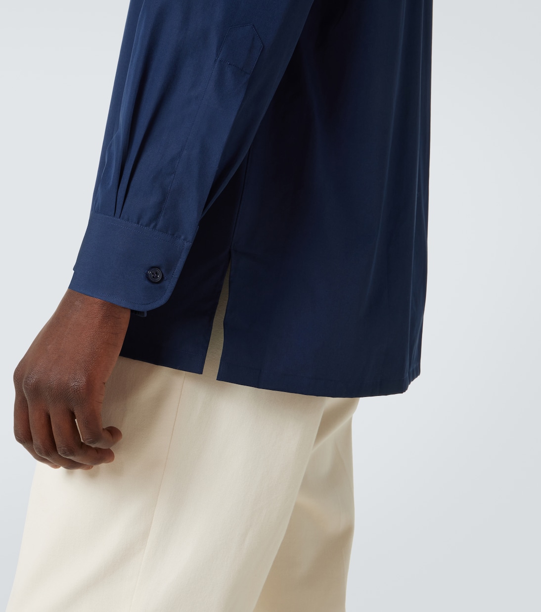 Camisa de popelín de algodón | Charvet