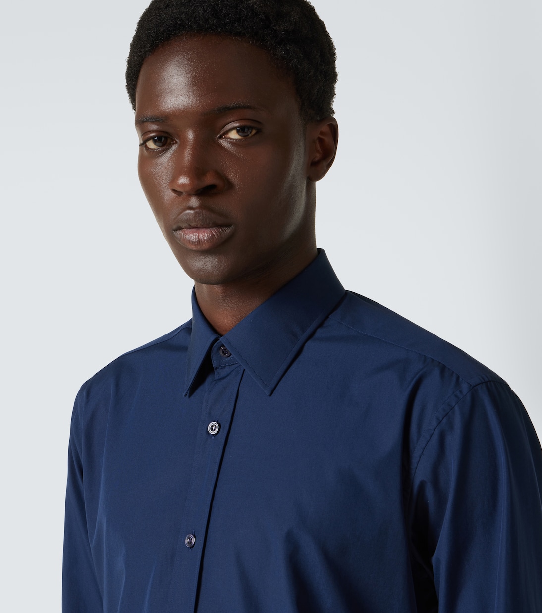 Camisa de popelín de algodón | Charvet