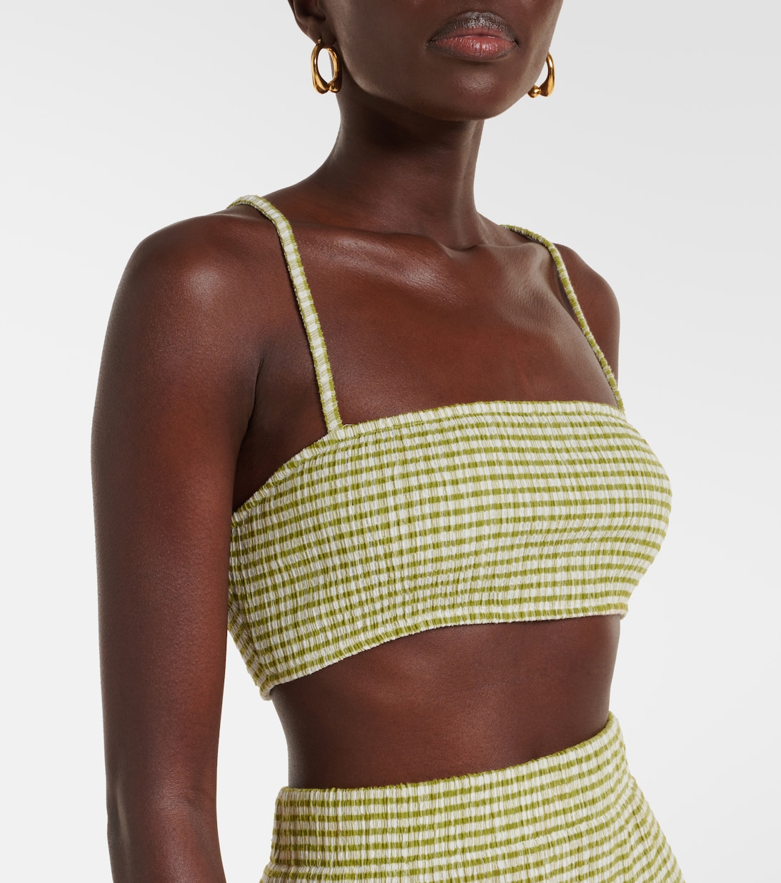 Top bralette a quadri | Vince