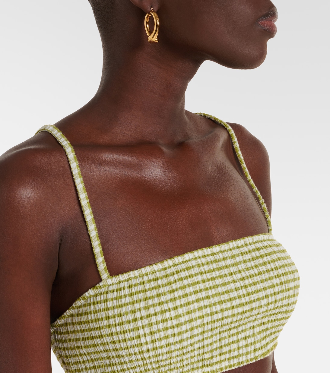 Top bralette a quadri | Vince